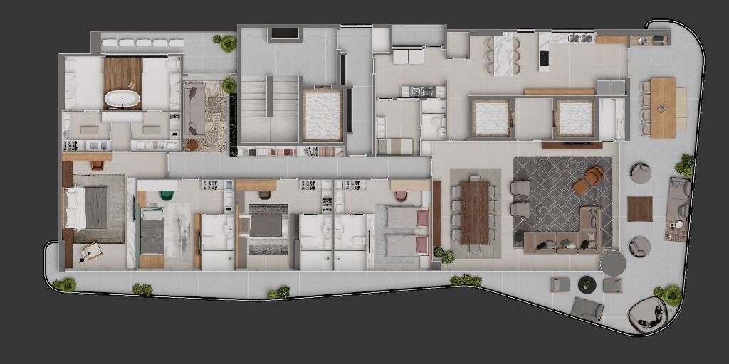 Apartamento à venda com 4 quartos, 355m² - Foto 21