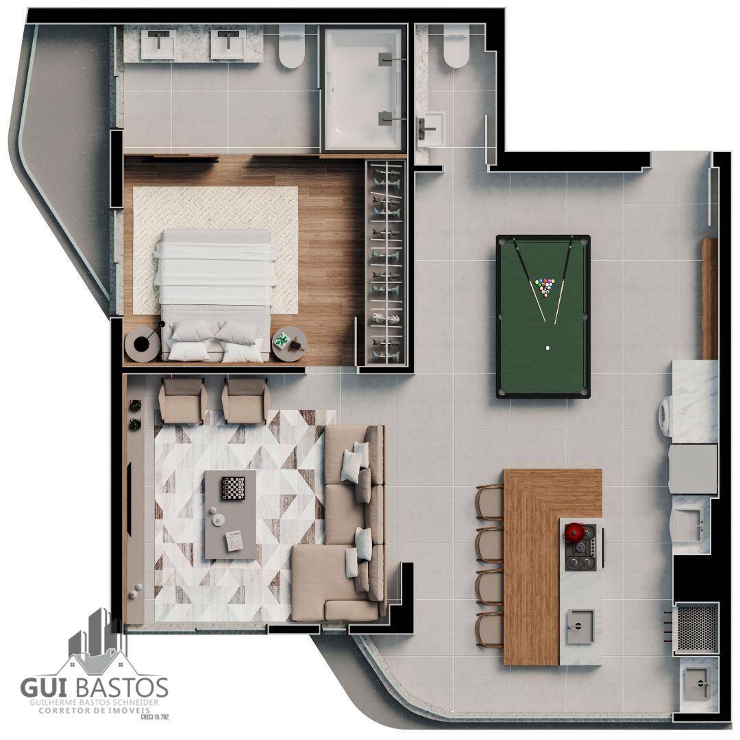 Apartamento à venda com 2 quartos, 72m² - Foto 5