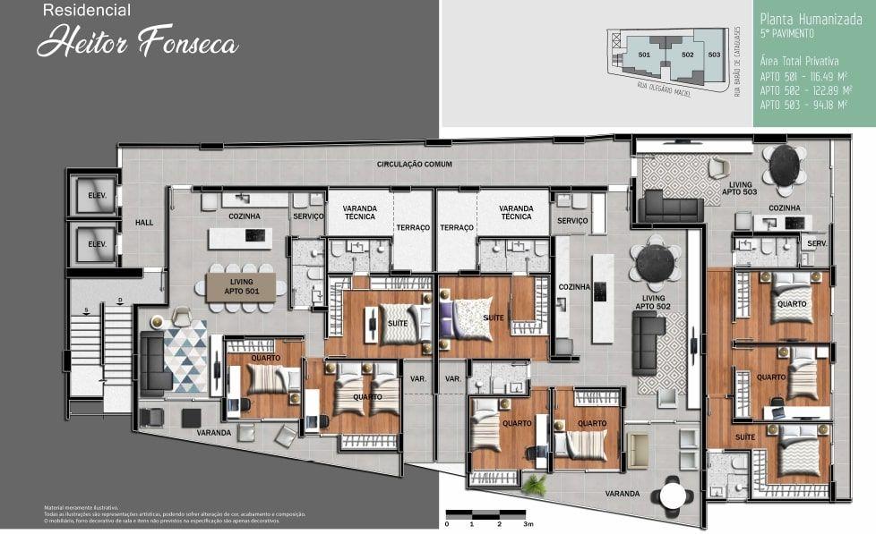 Apartamento à venda com 3 quartos, 106m² - Foto 8