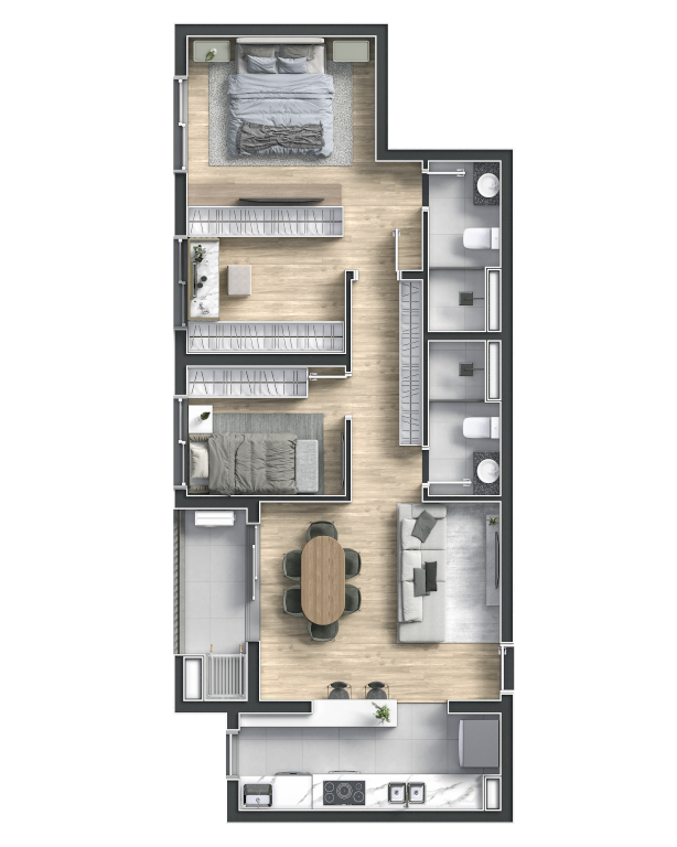 Apartamento à venda com 3 quartos, 7023m² - Foto 23