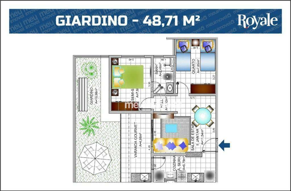Apartamento Lançamentos com 2 quartos, 56m² - Foto 24