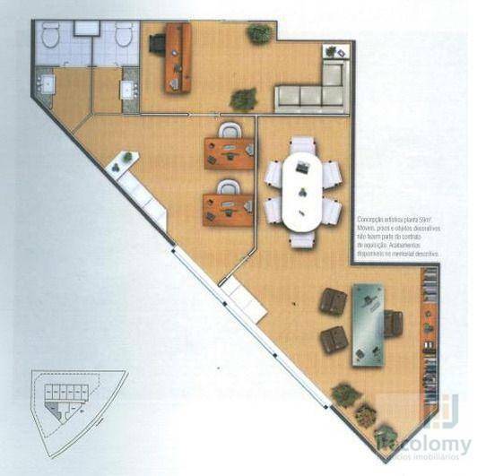 Sala-Conjunto, 59 m² - Foto 2