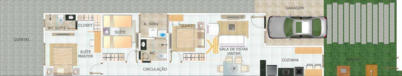 Casa à venda com 3 quartos, 92m² - Foto 4