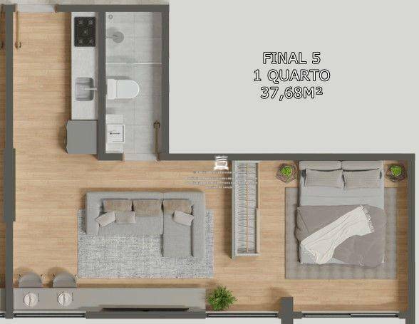 Apartamento à venda com 2 quartos, 44m² - Foto 21