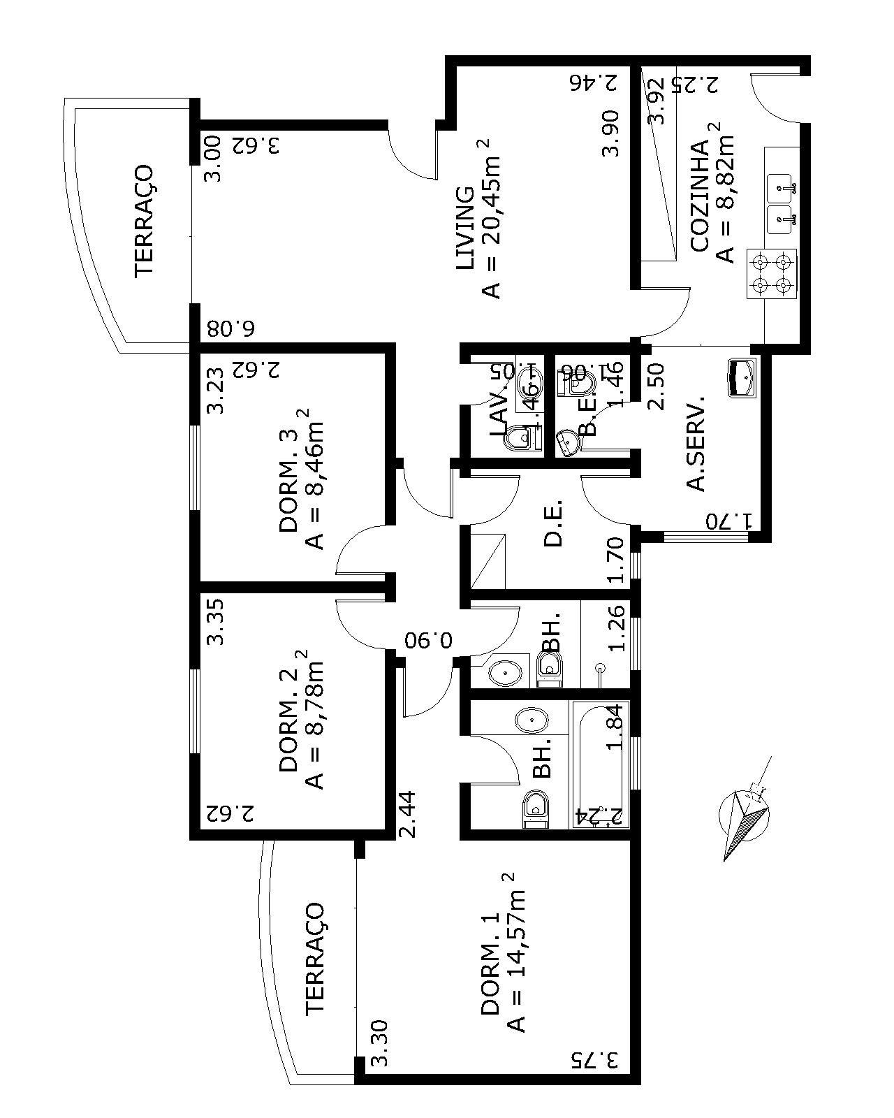 Apartamento à venda com 3 quartos, 105m² - Foto 11