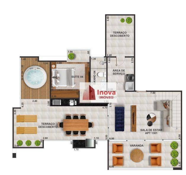 Cobertura à venda com 4 quartos, 272m² - Foto 11