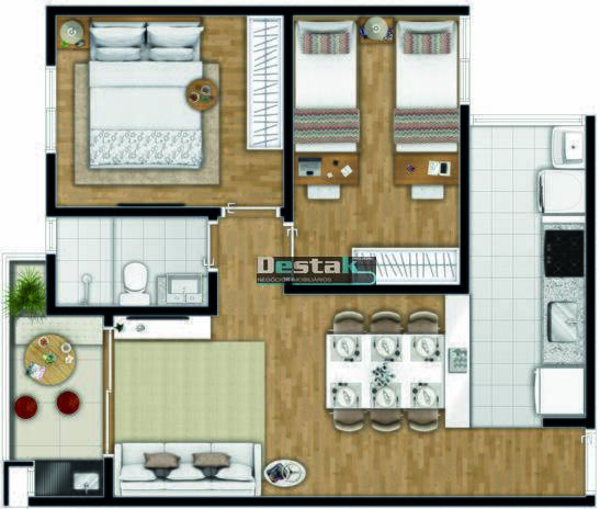 Apartamento à venda com 2 quartos, 51m² - Foto 25