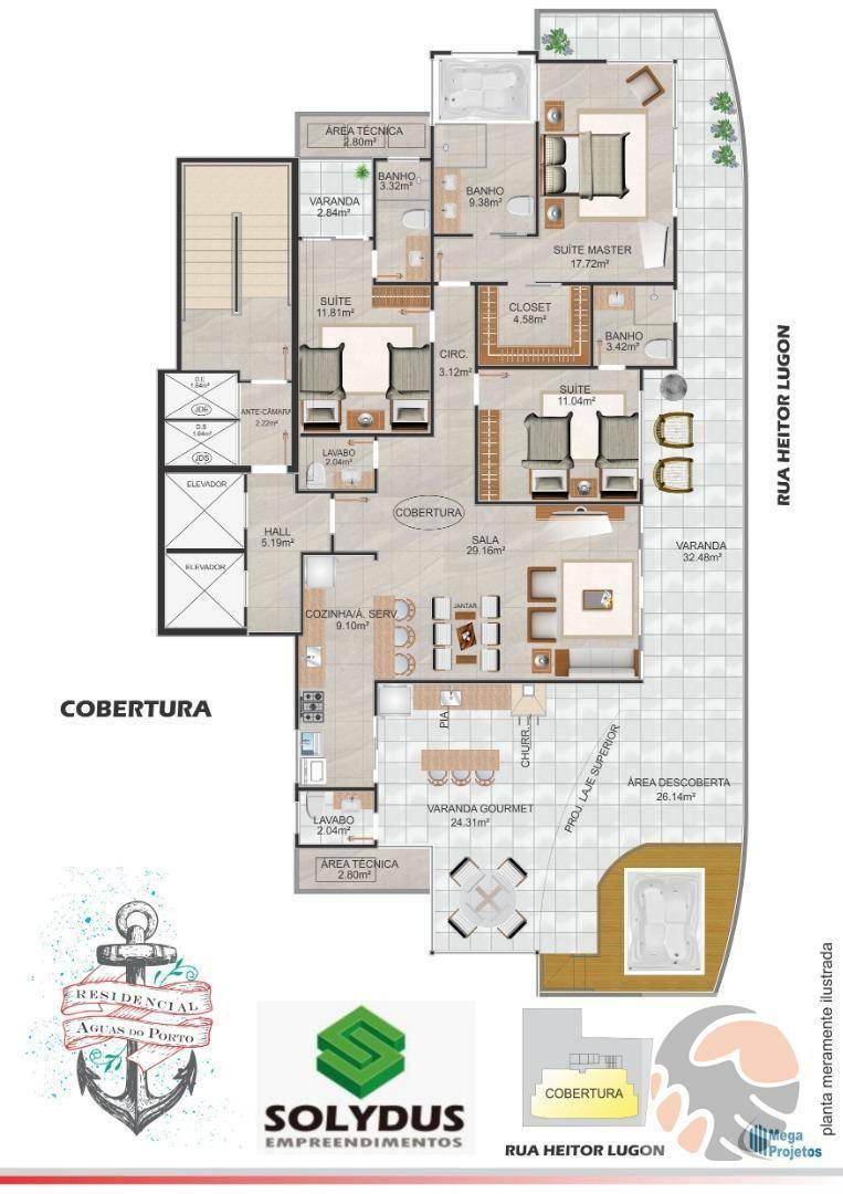 Apartamento à venda com 3 quartos, 95m² - Foto 21