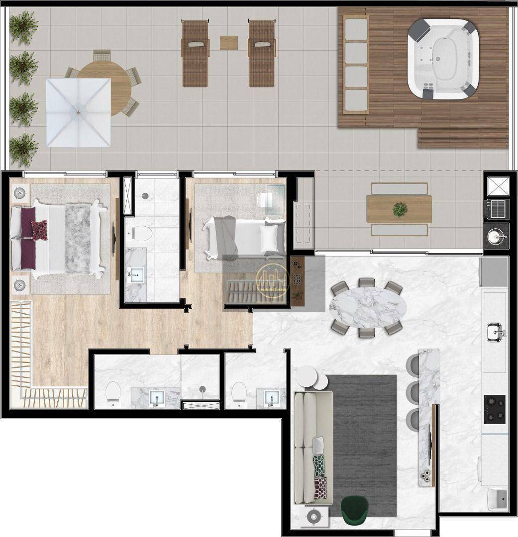 Apartamento à venda com 2 quartos, 87m² - Foto 40