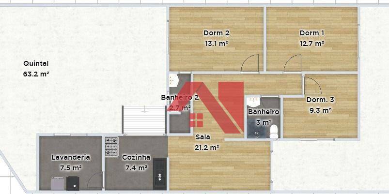 Casa à venda com 2 quartos, 121m² - Foto 7