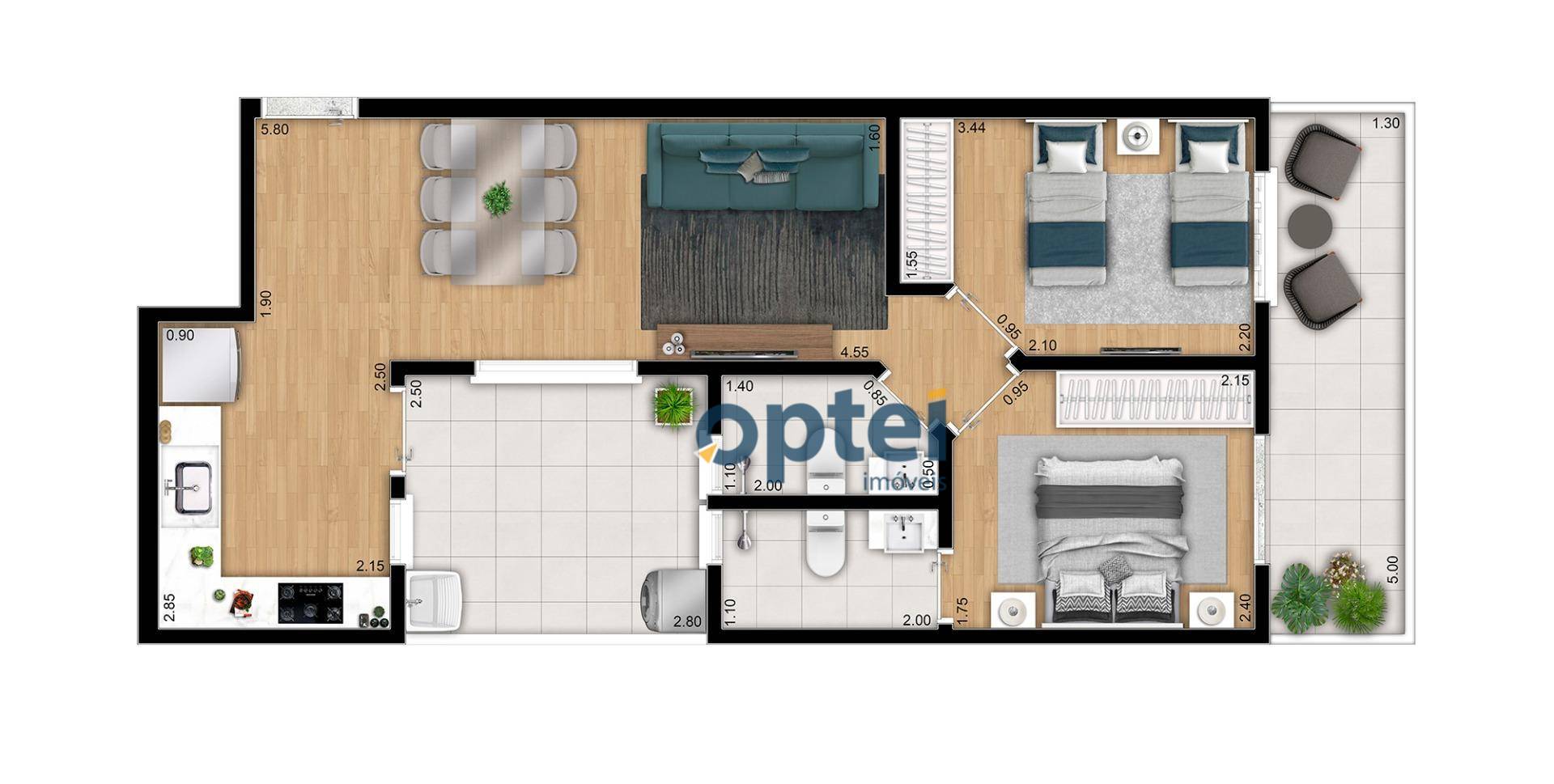 Apartamento à venda com 2 quartos, 51m² - Foto 26