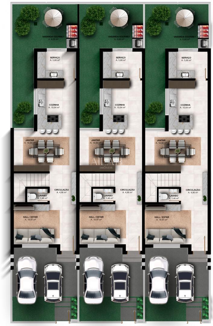 Casa à venda com 3 quartos, 155m² - Foto 2