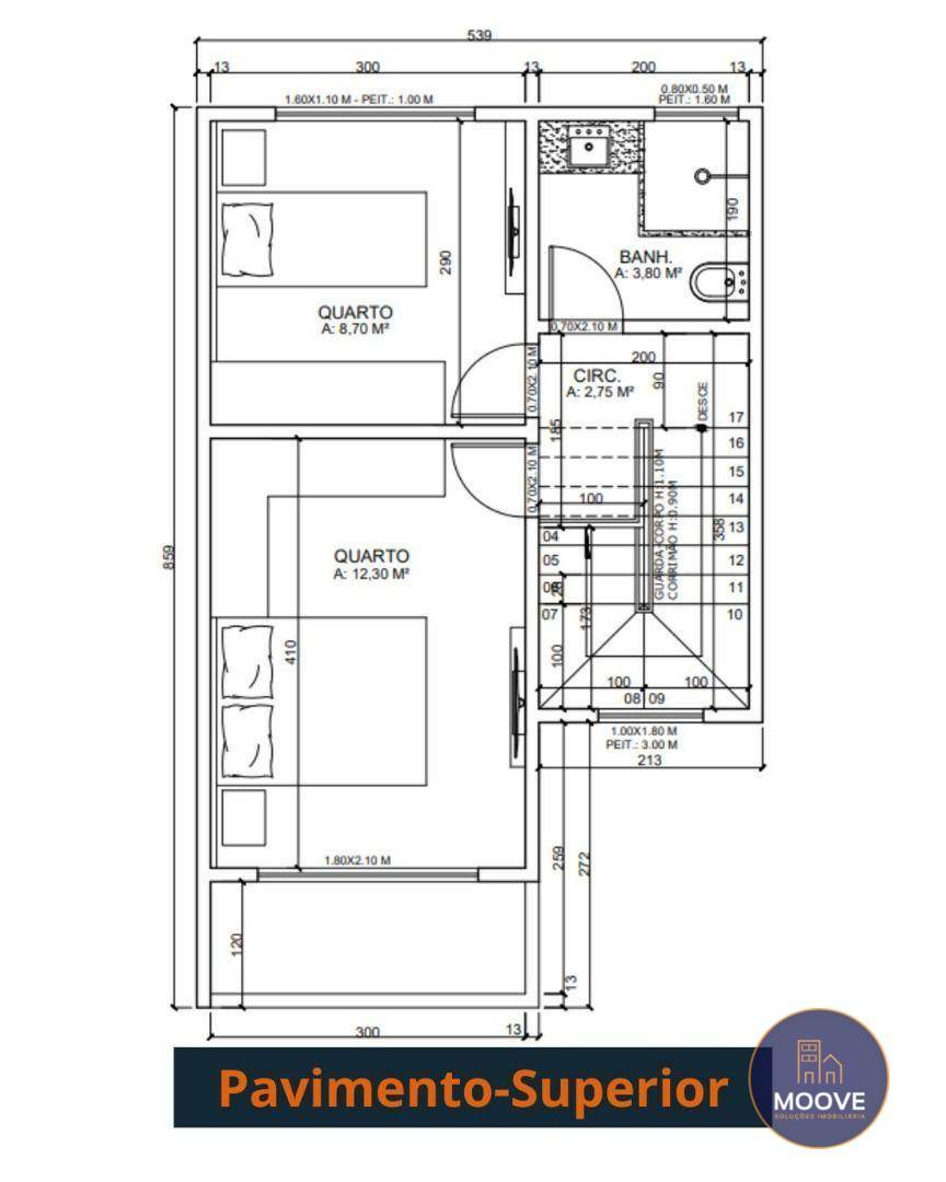 Casa à venda com 2 quartos, 72m² - Foto 3