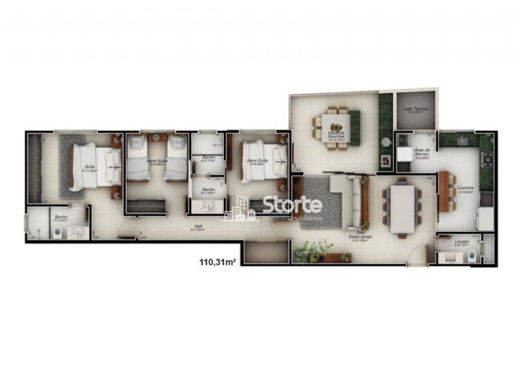 Cobertura à venda com 4 quartos, 194m² - Foto 5