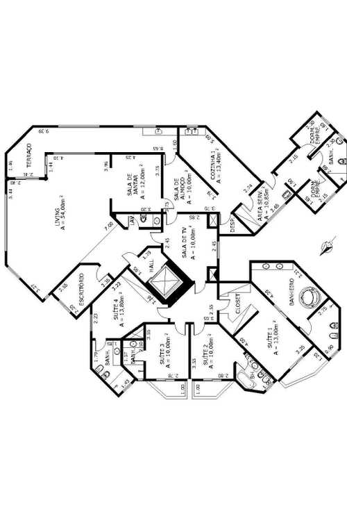 Apartamento à venda com 4 quartos, 320m² - Foto 3