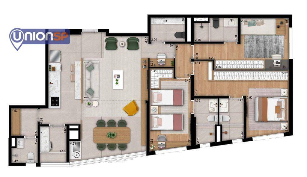 Apartamento à venda com 3 quartos, 121m² - Foto 18