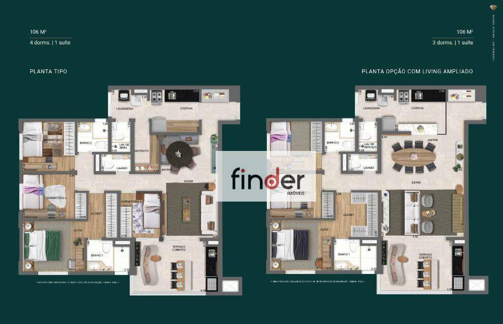 Apartamento à venda com 4 quartos, 106m² - Foto 27