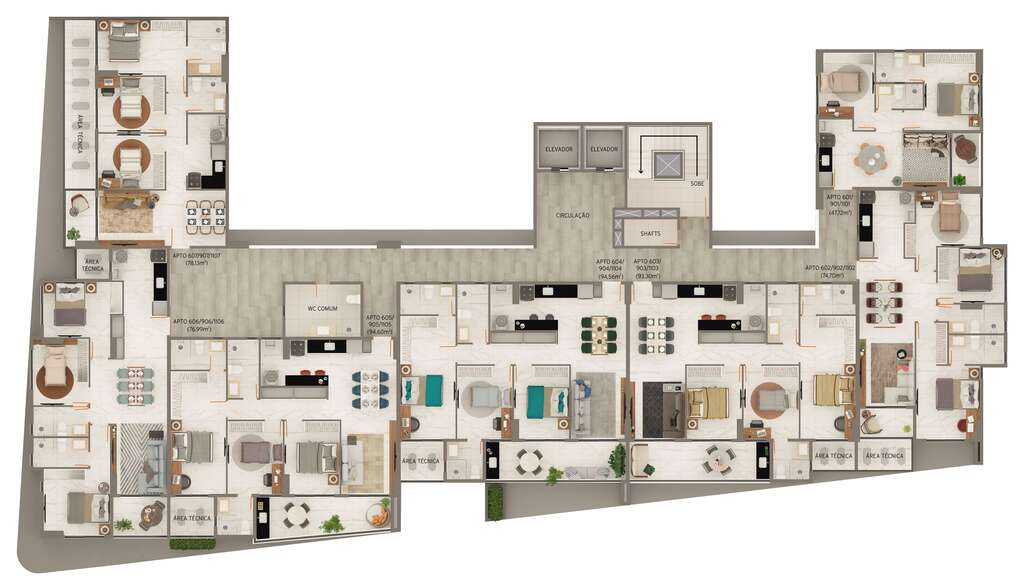 Apartamento à venda com 3 quartos, 7616m² - Foto 25