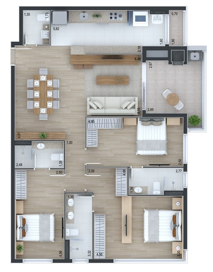 Apartamento à venda com 2 quartos, 9076m² - Foto 11