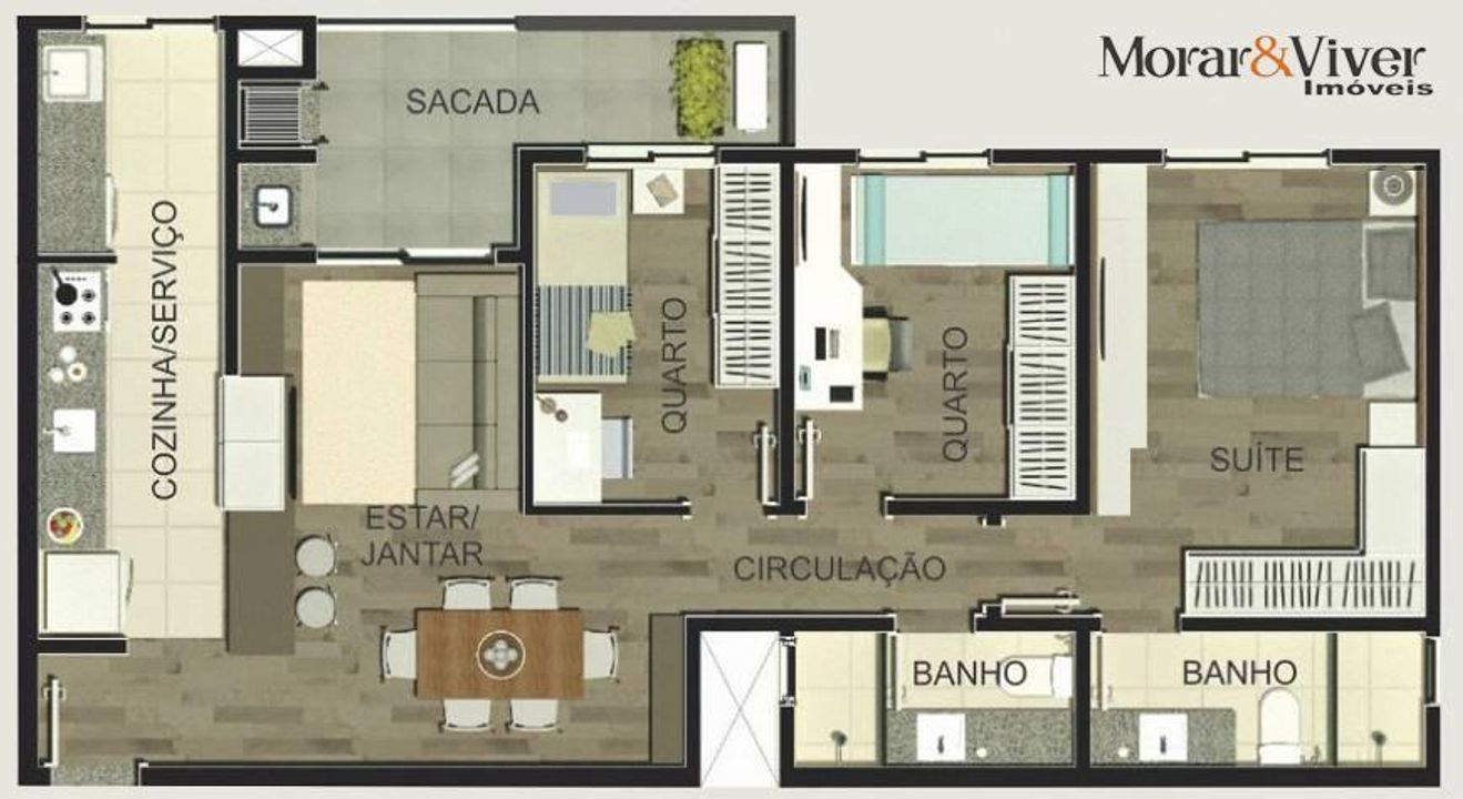 Cobertura à venda com 3 quartos, 160m² - Foto 3