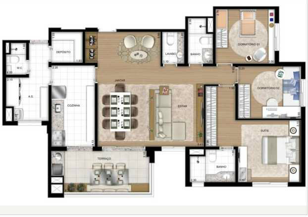 Apartamento à venda com 3 quartos, 117m² - Foto 16