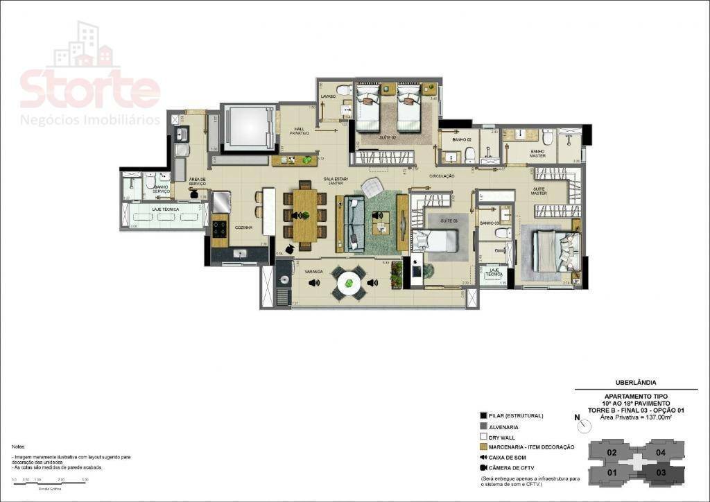 Apartamento à venda com 3 quartos, 135m² - Foto 26