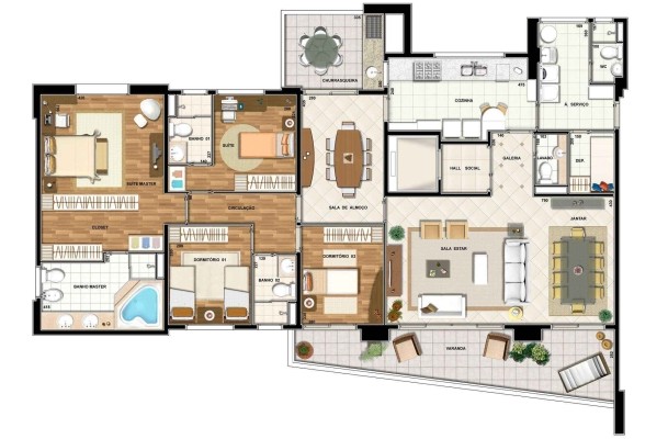 Apartamento à venda com 3 quartos, 212m² - Foto 18