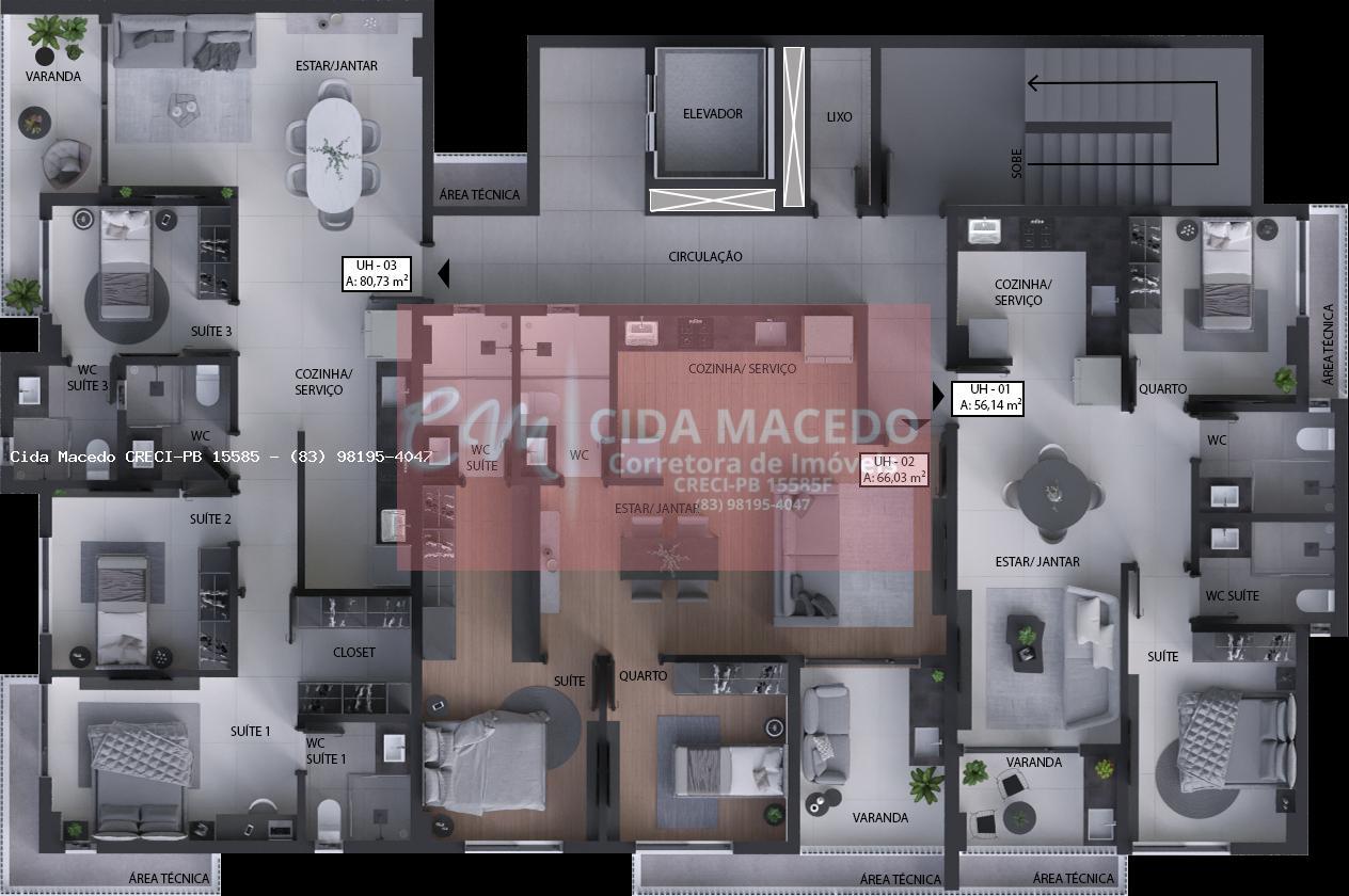 Apartamento à venda com 2 quartos, 56m² - Foto 22