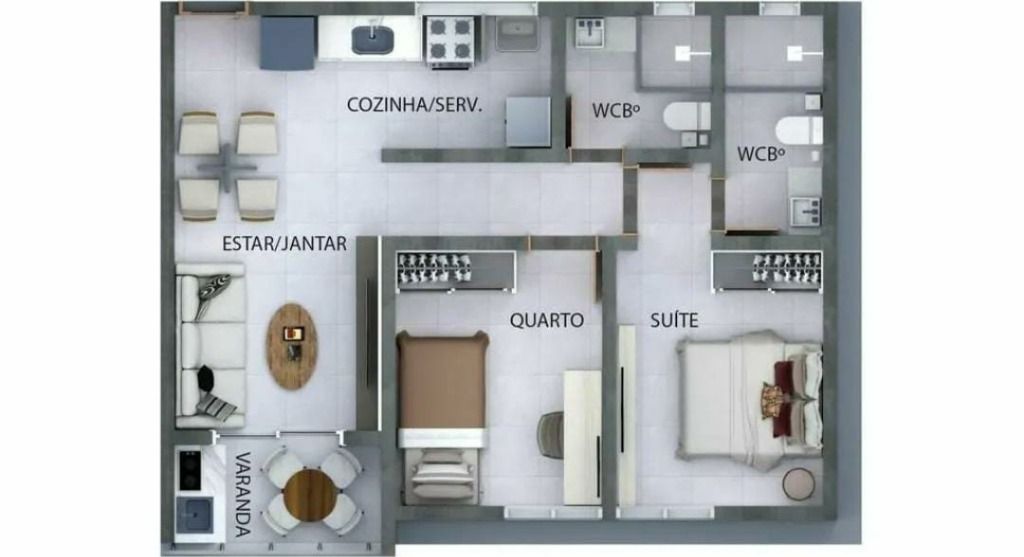 Apartamento à venda com 2 quartos, 70m² - Foto 9