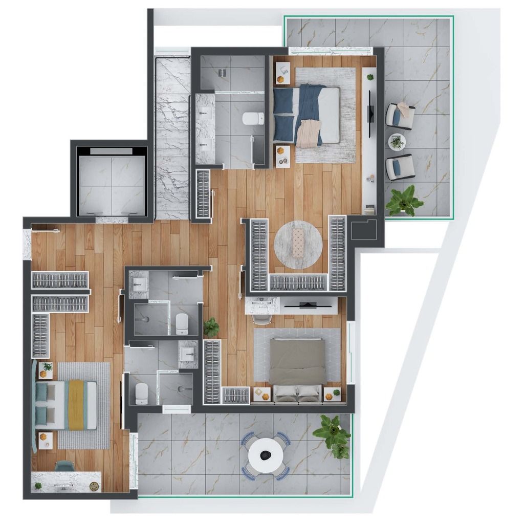 Cobertura à venda com 3 quartos, 216m² - Foto 3