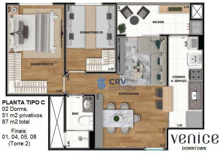 Apartamento à venda com 2 quartos, 64m² - Foto 15