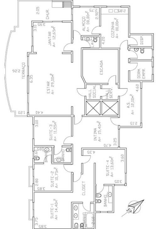 Apartamento à venda com 4 quartos, 257m² - Foto 7