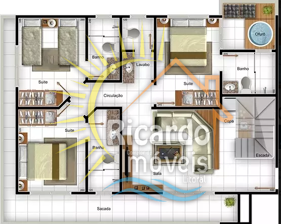 Apartamento à venda com 3 quartos, 248m² - Foto 28