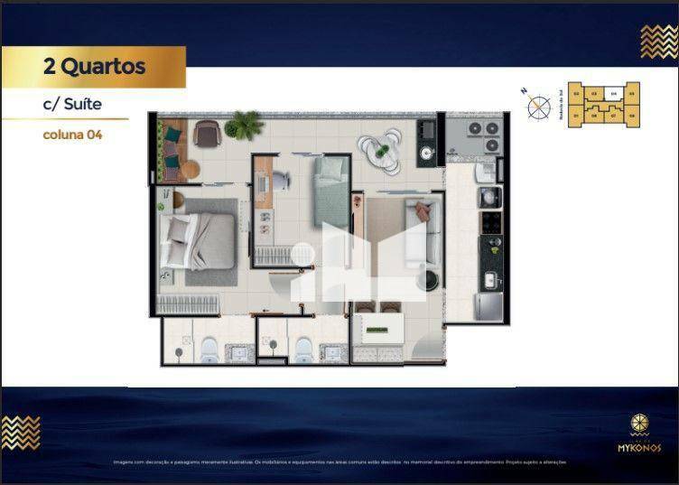 Apartamento à venda com 2 quartos, 60m² - Foto 18