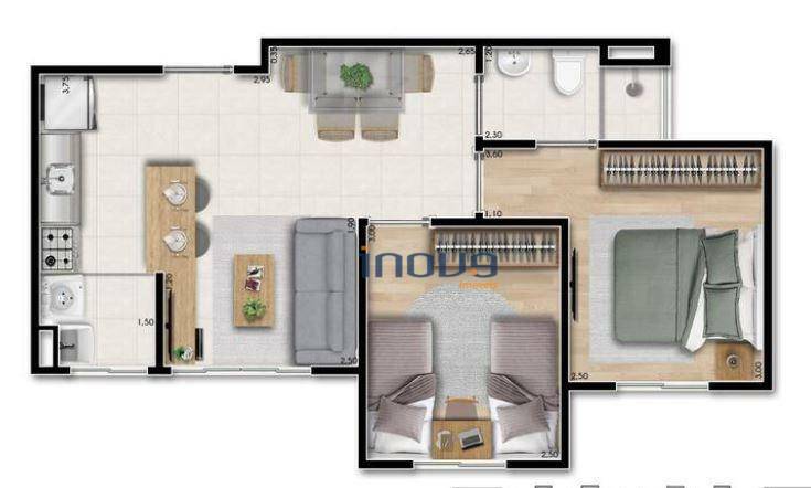 Apartamento à venda com 2 quartos, 41m² - Foto 16