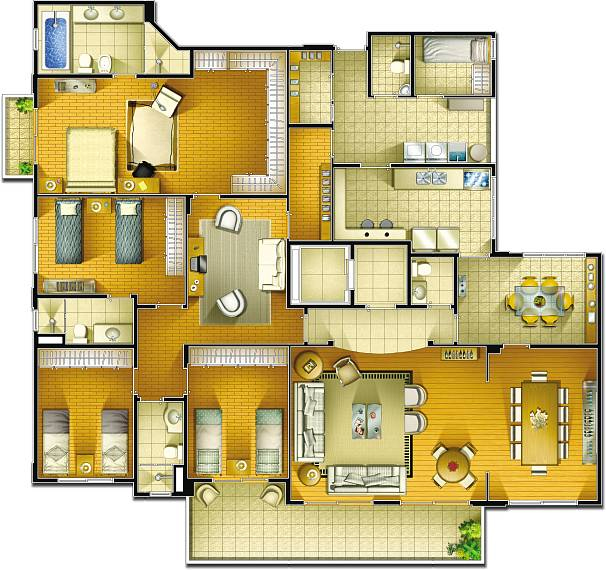 Apartamento à venda com 3 quartos, 220m² - Foto 8