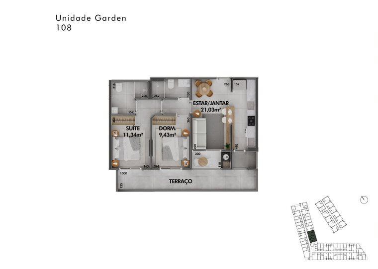 Apartamento à venda com 2 quartos, 80m² - Foto 1