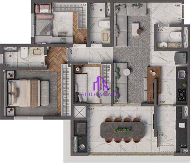 Apartamento à venda com 3 quartos, 125m² - Foto 34