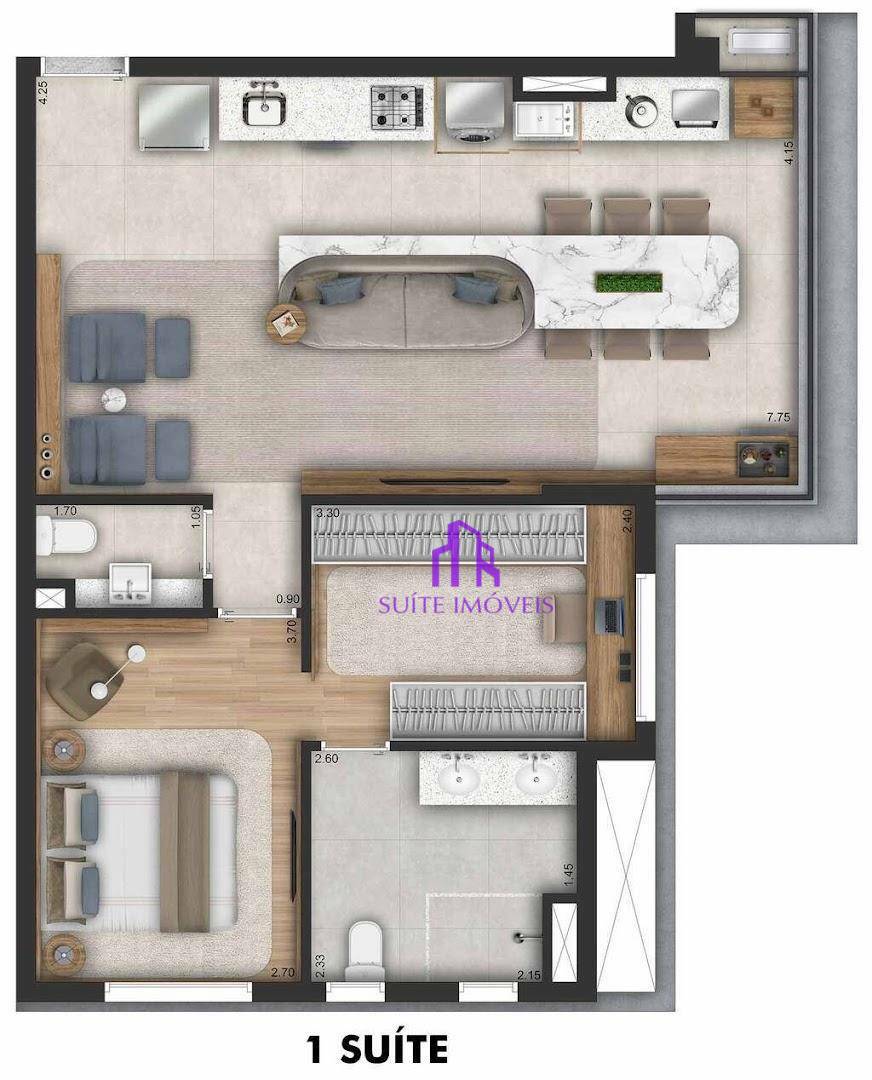 Apartamento à venda com 2 quartos, 67m² - Foto 14