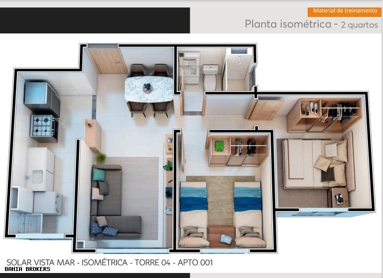 Apartamento à venda com 1 quarto, 45m² - Foto 3