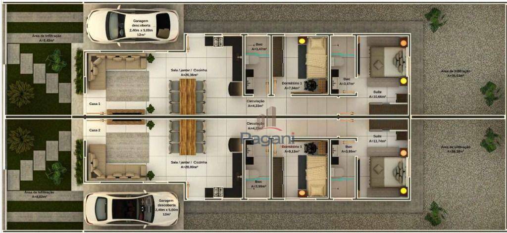Casa à venda com 2 quartos, 64m² - Foto 8