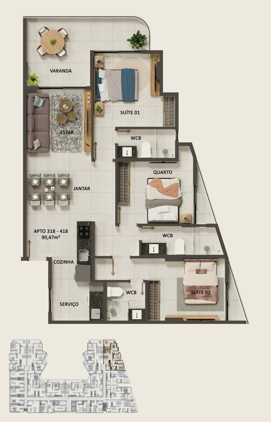 Apartamento à venda com 1 quarto, 22m² - Foto 55