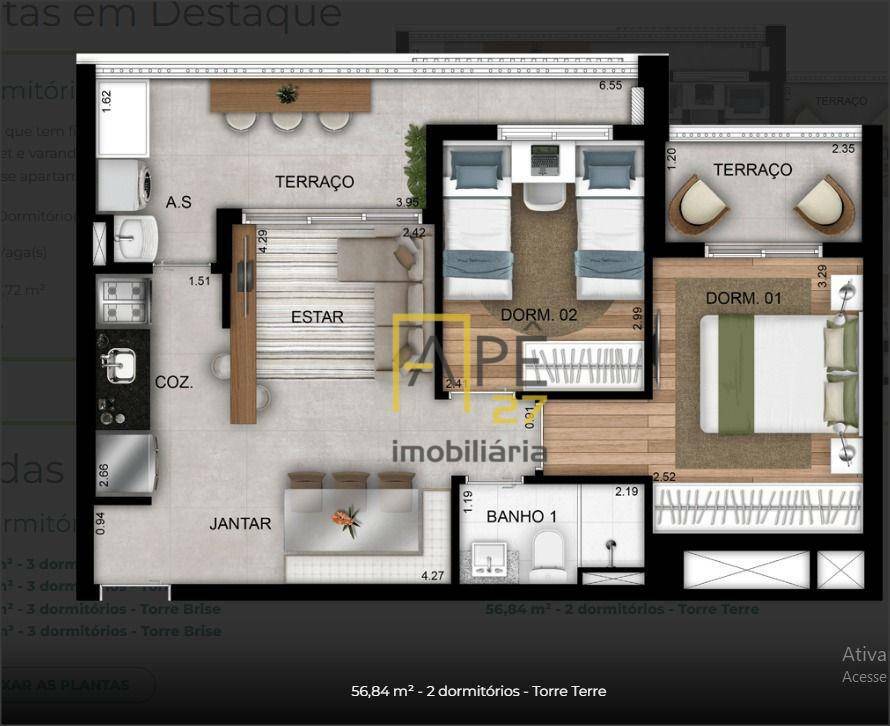 Apartamento à venda com 2 quartos, 5m² - Foto 29