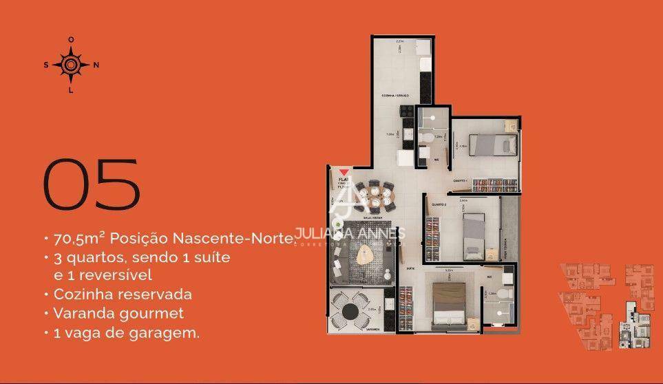 Apartamento à venda com 3 quartos, 71m² - Foto 26