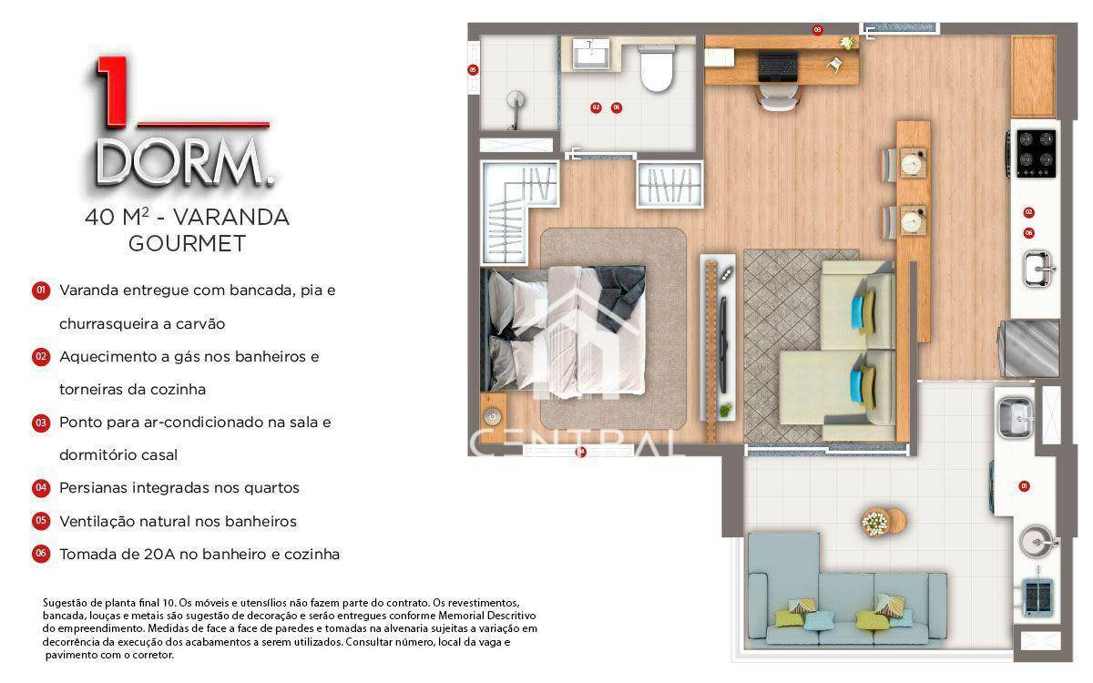 Apartamento à venda com 2 quartos, 61m² - Foto 42