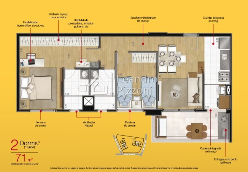 Apartamento à venda com 2 quartos, 74m² - Foto 27