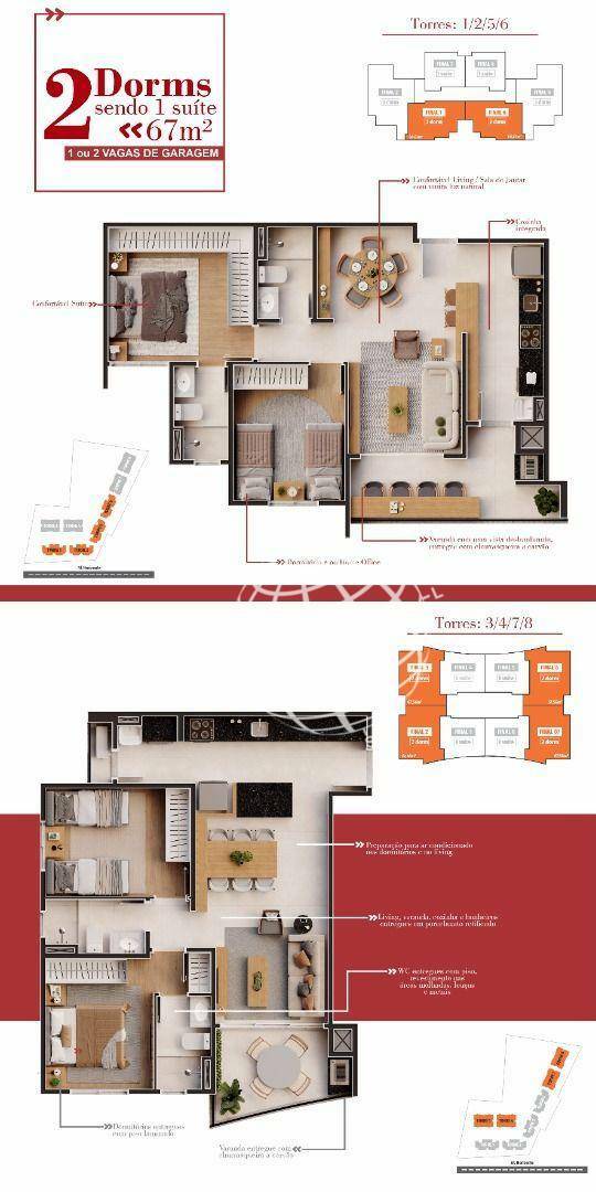 Apartamento, 1 quarto, 50 m² - Foto 3