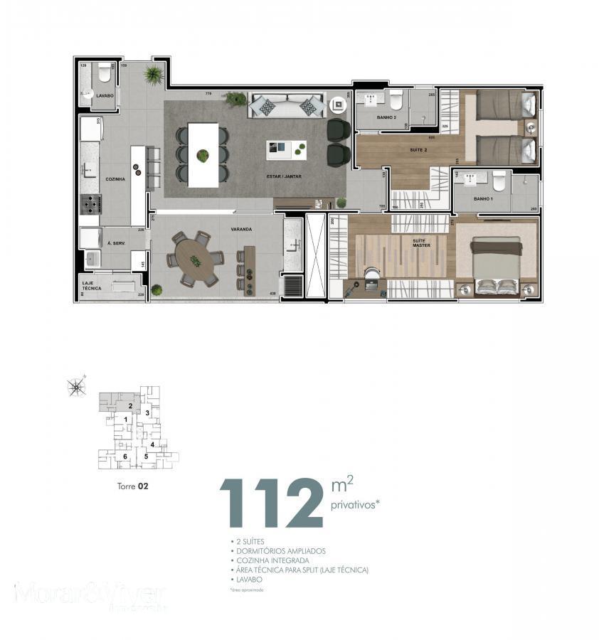 Apartamento à venda com 2 quartos, 83m² - Foto 21