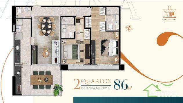 Apartamento à venda com 2 quartos, 86m² - Foto 24