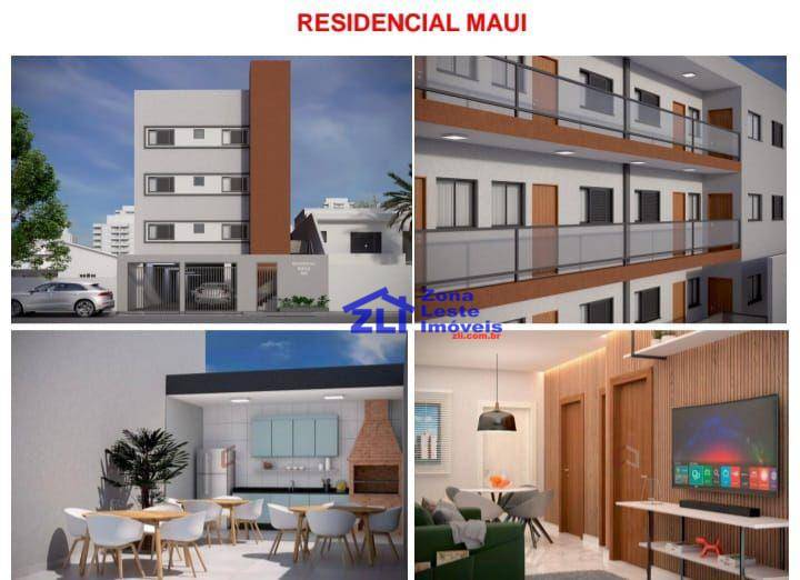 Apartamento à venda com 2 quartos, 41m² - Foto 1